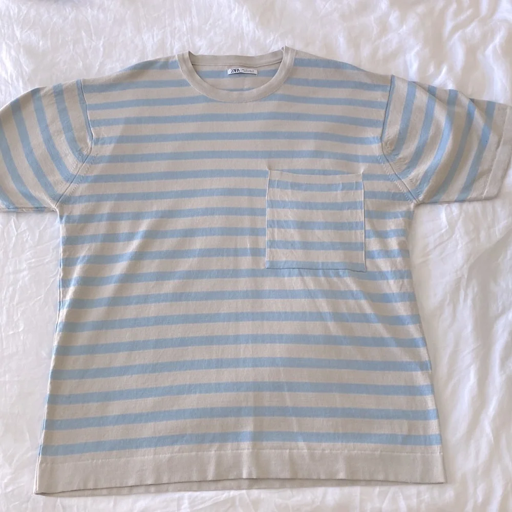 Zara men’s large tee - Picture 3 of 5